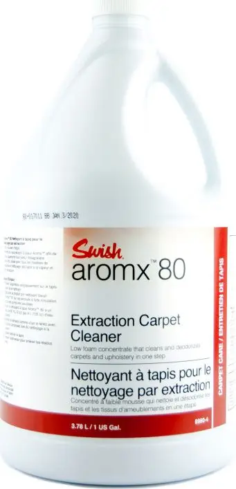 Solucion pastrimi Swish Aromx 80, për ekstraktor dhe tapiceri, 3.78L