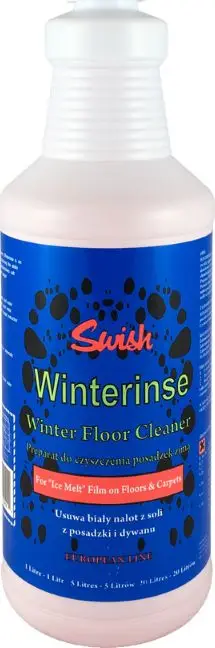 Solucion pastrimi dyshemeje Swish Winterinse, largon kripën dhe njollat dimërore, 1L