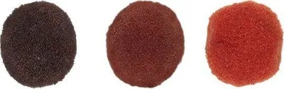 Pompomë dekorative Titanum Polyester, 10 mm, 120 copë, kafe - 2