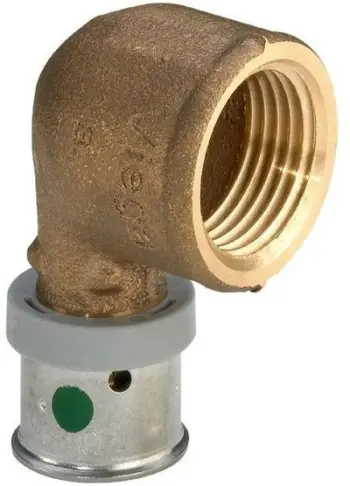Bërthamë këndi 90° Viega Pexfit Pro 4714.1, 25mm, Rp 3/4", bronz i kuq