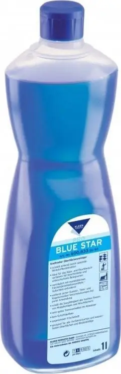 Solucion pastrimi për robot pastrues Kleen Blue Star Kleen, për fshirje dyshemeje, i lëngshëm, transparent