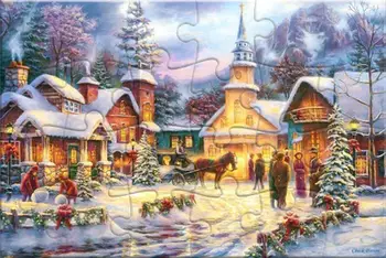 Kartolinë puzzle Gibsons Faith Runs Deep, për të rritur, shumëngjyrëshe