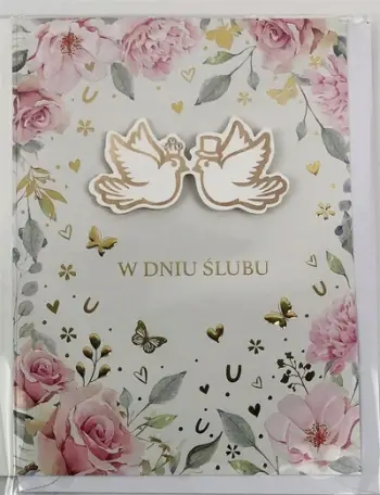 Kartolinë urimi Harrows Wedding, me letër shkrimi, martesë, shumëngjyrëshe