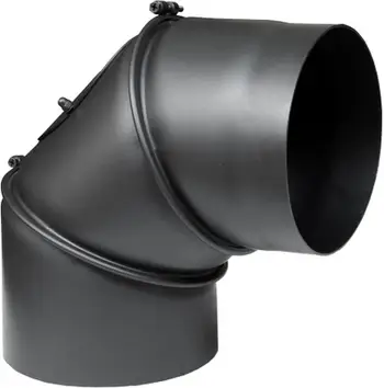 Bërryl oxhaku Parkanex Adjustable, fi130, 0‑90°, i zi