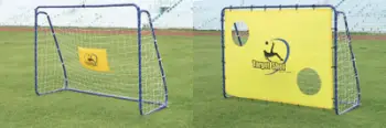 Portë futbolli Spartan Training Goal S2099, 213x152x76 cm, me tapet trajnimi, blu