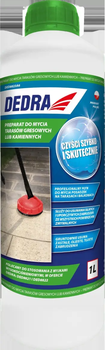 Solucion pastrues tarracash Dedra DED8823A6, 1L, për pllaka guri dhe porcelani