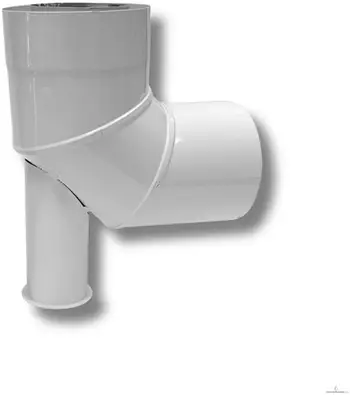 Bërsinë oxhaku Spiroflex 80 Turbo NV Elbow 90, 80mm, metalike, gri