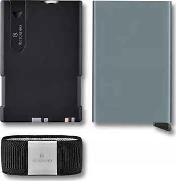 Portofol kartash Victorinox Smart Card Wallet Sharp, i hirtë