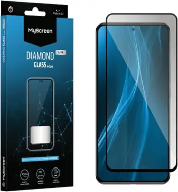 Xham mbrojtës Ms Diamond Glass Edge Lite FG për Vivo Y55t, plotësisht ngjitës, i zi