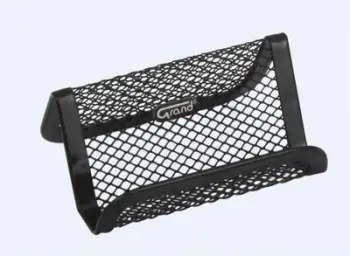 Mbajtëse kartvizitash Grand, metal, 65x94x45mm, argjendi