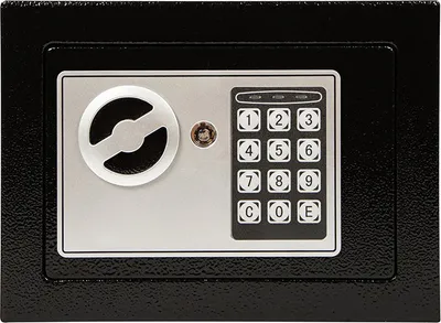 Kasafortë Blow SB-01, dry elektronik, me çelës rezervë, gri - 4