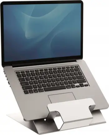Mbajtëse laptopi Fellowes Hylyft, e rregullueshme, alumini, argjend