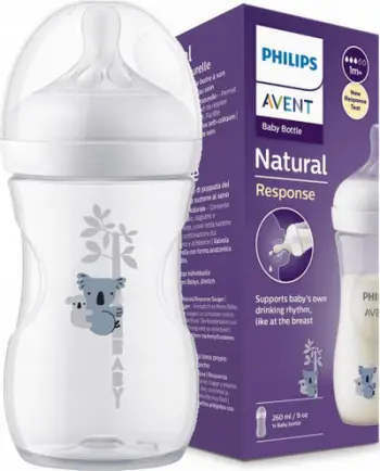 Biberon Philips Avent Natural Response Koala, 260 ml, 1 muaj+