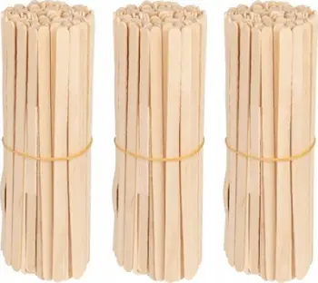 Spatulë druri Activeshop, e vogël 140x6x1.4mm, paketim 150 copë