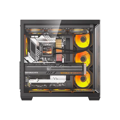 Kasë Darkflash Case C280, Mid-Tower, e zezë - 3