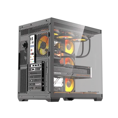 Kasë Darkflash Case C280, Mid-Tower, e zezë - 6