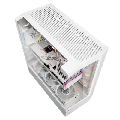 Kasë Darkflash Case DY460, Mid-Tower, e bardhë - 2