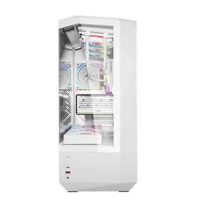 Kasë Darkflash Case DY460, Mid-Tower, e bardhë - 3