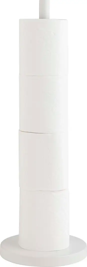 Mbajtëse letre higjienike Douceur d'intérieur RILANO, 43 cm, metalike, e bardhë