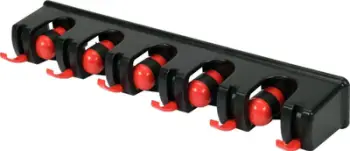 Mbajtëse murale për vegla kopshti Yato YT-76080, 5 mbajtëse automatike, 6 grepa, gri