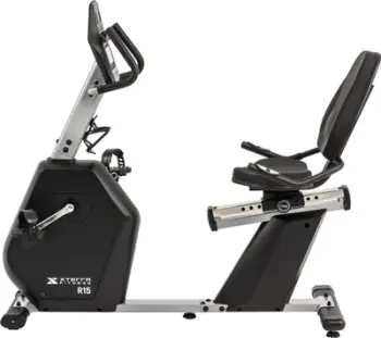 Biçikletë e shtrirë XTERRA R15 Ergometer, magnetike, me ekran LCD, gri