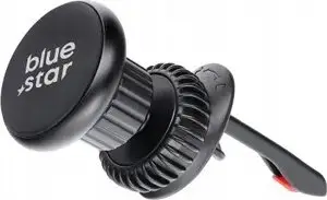 Mbajtëse magnetike për veturë Blue Star Smart Lock Round, për grilat e ajrit, rrotullim 360°, e zezë