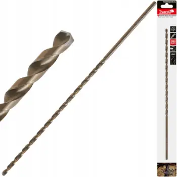 Spiral metalik HSS Long DIN1869 10mm x 430mm, për metal, ngjyrë ari