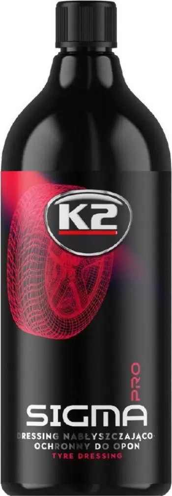 Preparat për goma K2 Pro Sigma, 1L, efekt me shkëlqim