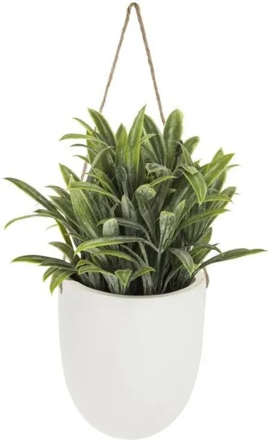 Bimë artificiale Atmosphera, 38.5 cm, vazo e bardhë varëse - 1
