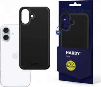 Kejs telefoni 3mk Hardy Silky Leather MagCase, për iPhone 16, MagSafe, ngjyrë lëkure