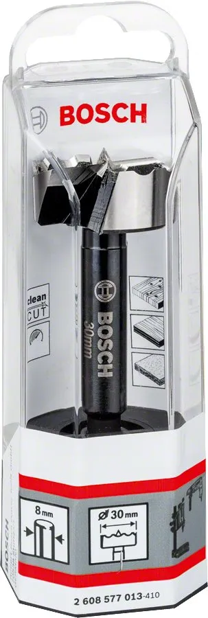 Bit Forstner Bosch 2608577013, 30mm, çelik i fortifikuar - 2