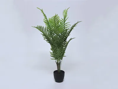 Bimë dekorative artificiale Areca Palm, 90cm, jeshile - 1