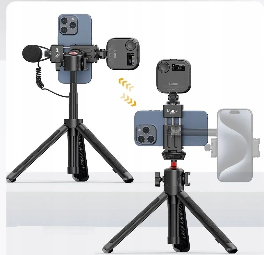 Mbajtëse telefoni Ulanzi MA33 Swiss Arca, për tripod, e zezë - 5