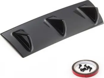 Spoiler universal MTuning_F Shark Fin, 3 krahë, 35cm, i zi