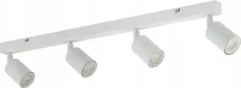 Spot dritë tavanor TK Lighting Top, 83 cm, 4 llamba GU10, metalik i bardhë
