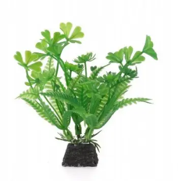 Bimë dekorative për akuarium Aqua Natura, plastike, 10 cm, e gjelbër