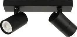 Spot tavanor Netlighting Laconi, 2 drita, GU10, i zi