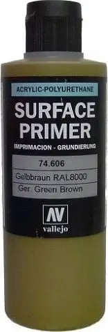 Primer akrilik poliuretani Vallejo, German Green Brown RAL 8000, 200ml