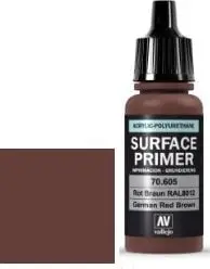 Primer akrilik poliuretani Vallejo German Red Brown RAL 8012, 17ml, mat