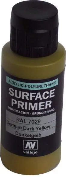 Primer poliuretani Vallejo AV 73604, German Dark Yellow RAL 7028, 60ml