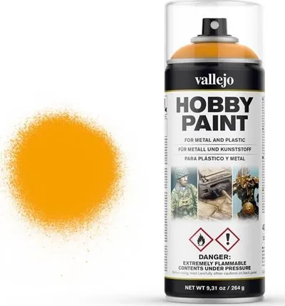 Spray bojë Acrylicos Vallejo VJP28018, 400ml, Sun Yellow - 1