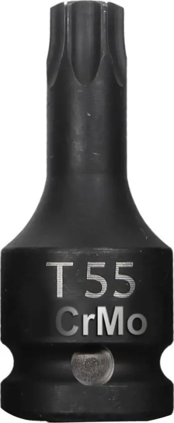 Bit çelës goditës Proline Torx T45, 1/2", 78mm, i zi