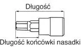 Prizë imbus Teng Tools 3/8", H4.8, 49.5mm - 2