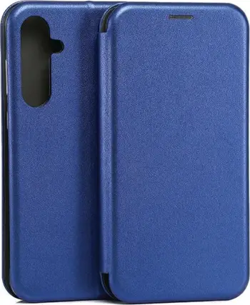 Kapak telefoni Beline Magnetic Book për Samsung Galaxy A35, tip libër, me magnet, blu