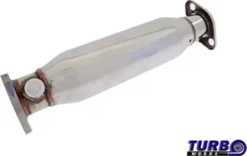 Katalizator sportiv TurboWorks, për Honda Civic 88-95, çelik inox, argjendtë