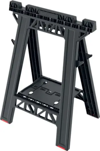 Këmbalec pune Kistenberg KTS8060, i palosshëm, 175kg, 77cm, i zi