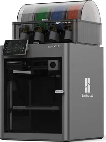 Printer 3D Bambu Lab X1E Combo, dhomë e ngrohur, kamera integruar, gri