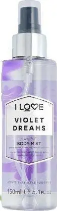 Spraj trupi I Love Cosmetics Violet Dreams, 150ml, aromë vjollce
