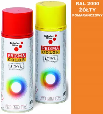 Spray bojë Schuller Color Plus, RAL 2000 Prismatic Yellow Orange, 400ml, e verdhë portokalli