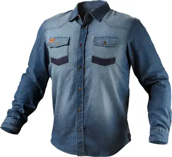 Këmishë pune Neo Work Shirt, DENIM, madhësia M, blu